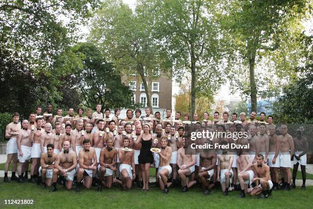 Jennifer Ellison during Hellmann's Mayonnaise "Squeezy Does It" - Photocall at Hempel Hotel in London, Great Britain.