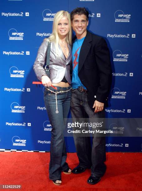 Crystal Hunt and Scott Bailey during Sony Playstation 2 Teams with Russel Simmons and the Hip-Hop Summit Action Network to "Race to the Polls" -...