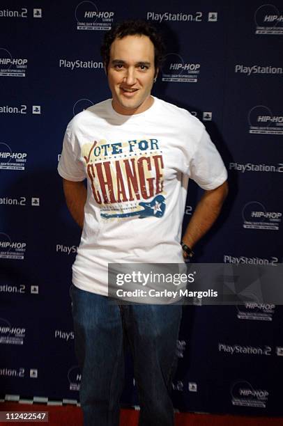 Greg Bello during Sony Playstation 2 Teams with Russel Simmons and the Hip-Hop Summit Action Network to "Race to the Polls" - Arrivals at Hammerstein...