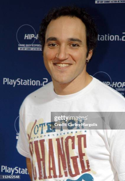 Greg Bello during Sony Playstation 2 Teams with Russel Simmons and the Hip-Hop Summit Action Network to "Race to the Polls" - Arrivals at Hammerstein...