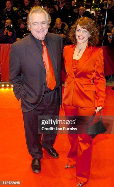 Brian Cox and wife during 2004 Berlin Film Festival - "Cold Mountain" Premiere - Arrivals at Berlianle Palast in Berlin, Germany.