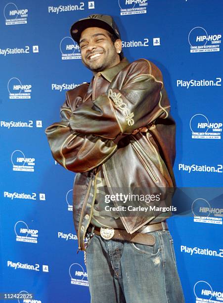 Jim Jones during Sony Playstation 2 Teams with Russel Simmons and the Hip-Hop Summit Action Network to "Race to the Polls" - Arrivals at Hammerstein...