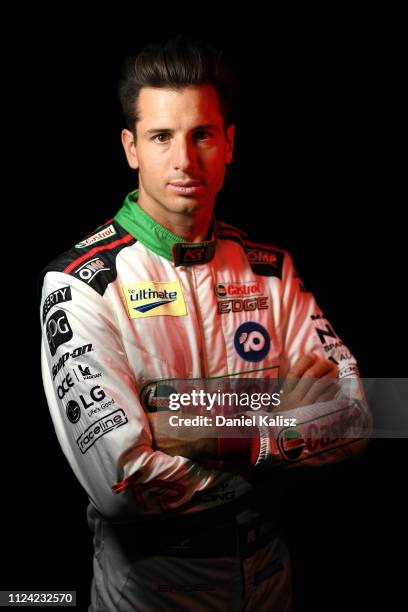 Rick Kelly driver of the Castrol Racing Nissan Altima poses during the 2019 Supercars Media Day at on February 12, 2019 in Melbourne, Australia.