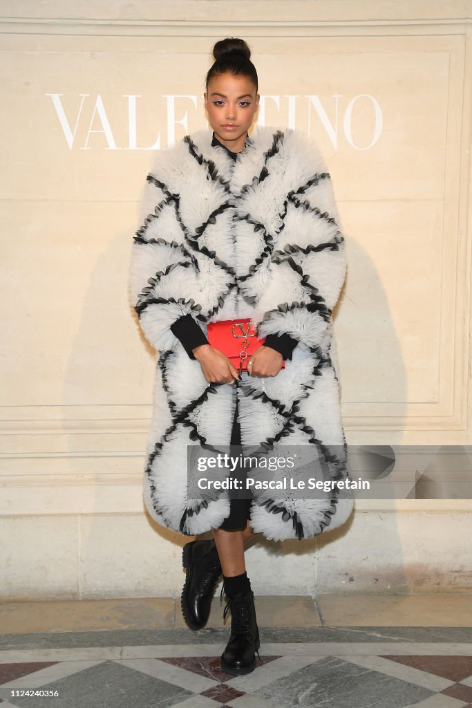 Valentino : Front Row - Paris Fashion Week - Haute Couture Spring Summer 2019