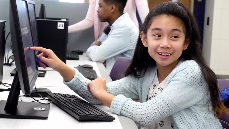 Lues Computer School Elementary Computer Lab Videos and HD Footage - Getty Images