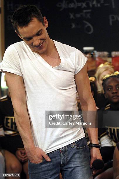Jonathan Rhys Meyers during Tom Cruise, Laurence Fishburne, Ving Rhames, Keri Russell, Michelle Monaghan, Jonathan Rhys Meyers and Maggie Q of...