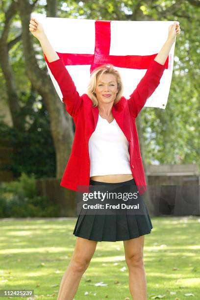 Nell McAndrew during Butlins Gets a New Strip at Westminster Boating House in London, Great Britain.