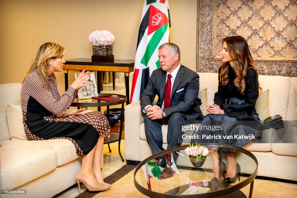 Queen Maxima visits Jordan day 2