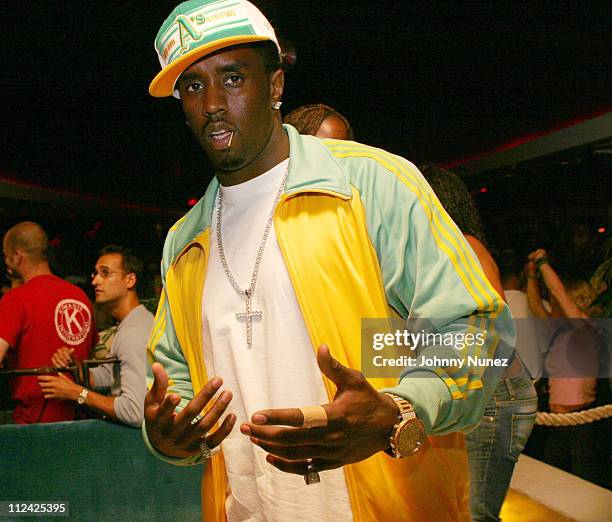 Sean "P. Diddy" Combs during Sean "P. Diddy" Combs' Fourth of July East Hampton Party at The Resort in East Hampton, New York, United States.