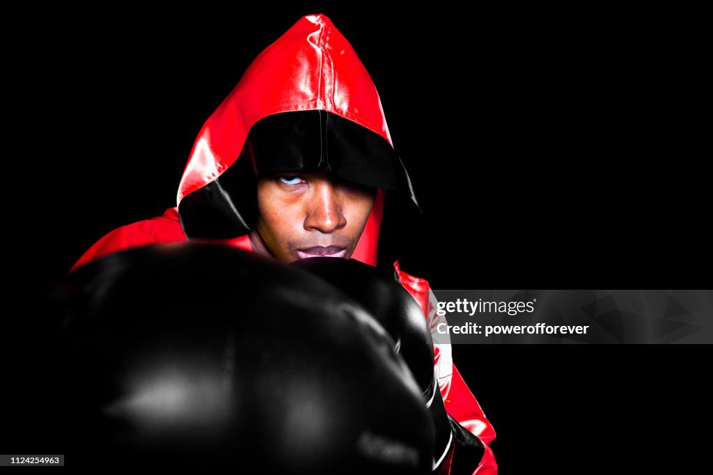 Portret van een bokser
