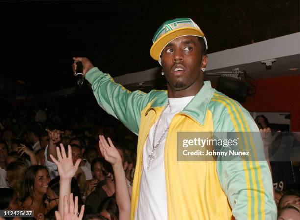 Sean "P. Diddy" Combs during Sean "P. Diddy" Combs' Fourth of July East Hampton Party at The Resort in East Hampton, New York, United States.