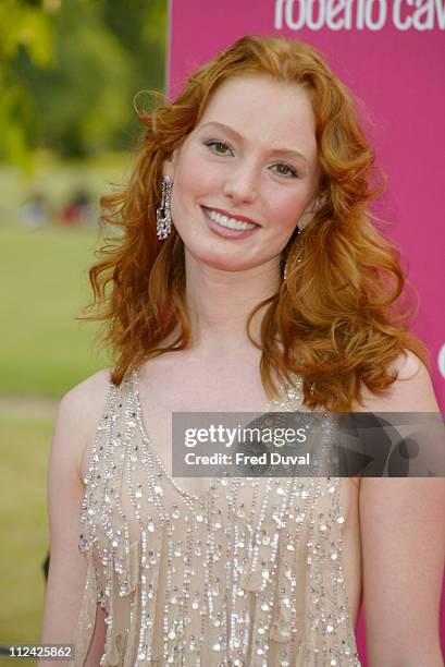 Alicia Witt during Serpentine Gallery's Summer Party at Kensington Gardens. In London, England, Great Britain.