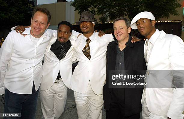 Todd Garner, Shawn Wayans, Damon Wayans, Tom Sherak and Marlon Wayans