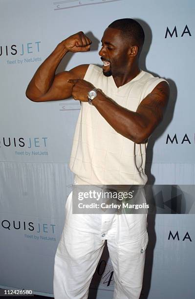 Idris Elba during 40/40 Club Celebrates One Year Anniversary at 40/40 Club in New York City, New York, United States.