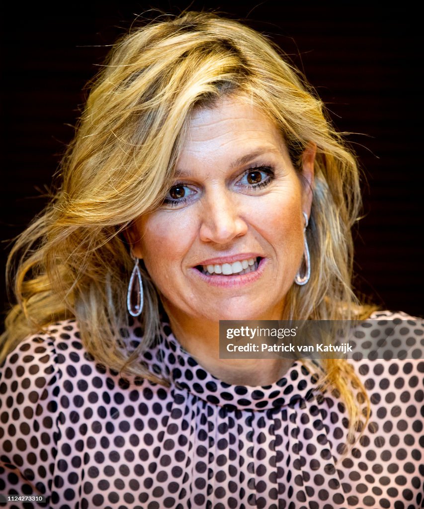 Queen Maxima Of The Netherlands Visits Jordan - Day Two