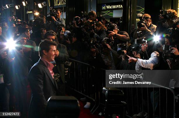 Tom Cruise during 5th Annual Tribeca Film Festival - "Mission: Impossible III" New York Premiere - Outside Arrivals at Ziegfeld Theater in New York...