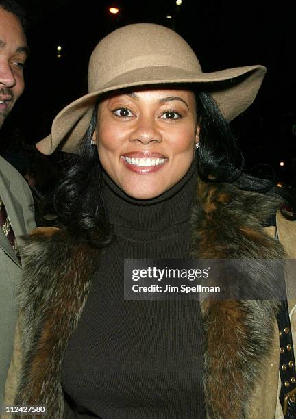 Lela Rochon during Opening Night Arrivals for the Broadway Revival of August Wilson's "Ma Rainey's Black Bottom" at The Royale Theatre in New York...