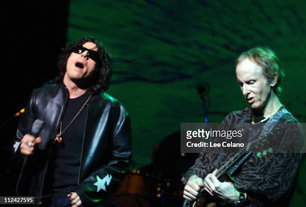 Ian Astbury and Robby Krieger perform with the Doors of the 21st Century live at the Universal Amphitheatre.