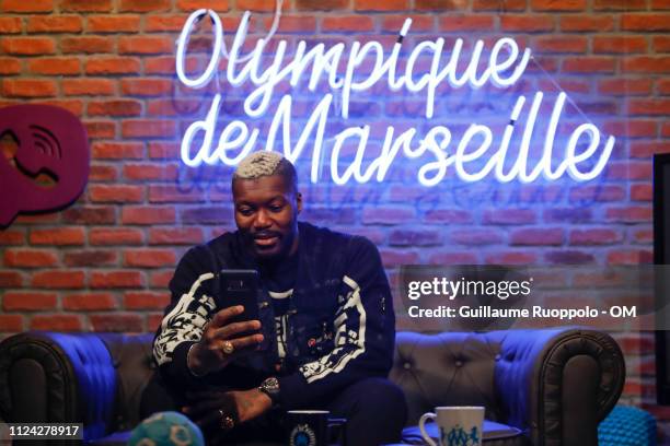 Djibril Cisse interview at Centre RLD on February 12, 2019 in Marseille, France.