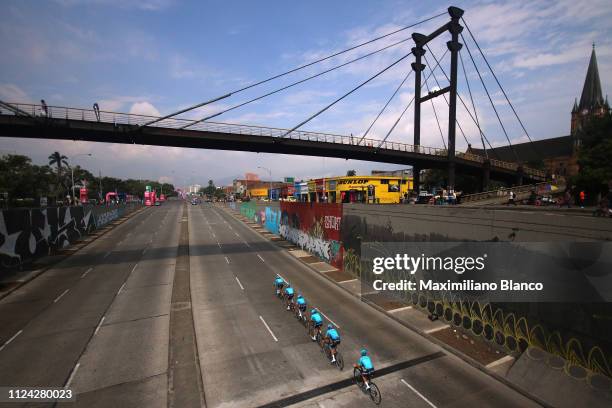 Miguel Ángel López of Colombia and Astana Pro Team / Hernando Bohórquez of Colombia and Astana Pro Team / Rodrigo Contreras of Colombia and Astana...