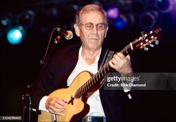 Chet Atkins and Friends perform at Chastain Park Amphitheater in Atlanta, Ga. On July 01, 1995