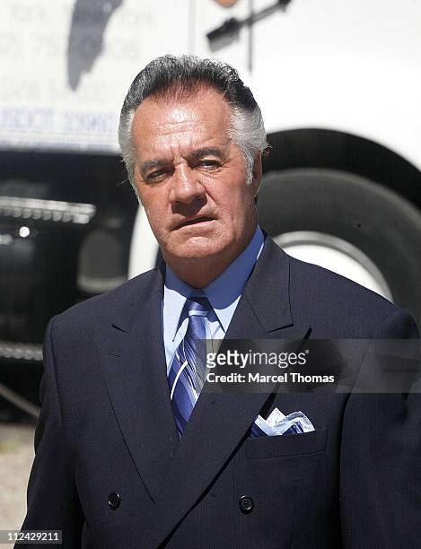 Tony Sirico during "The Sopranos" On Location in New York City - August 21, 2006 at St Rita's Church in New York City, Queens, United States.