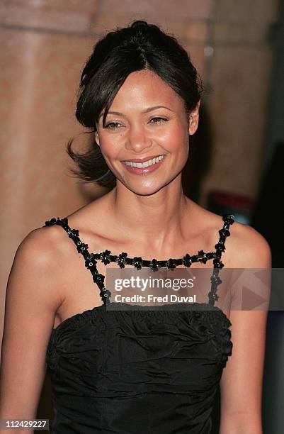 Thandie Newton during "Hot Fuzz" London Premiere - Arrivals at Vue, West End in London, Great Britain.