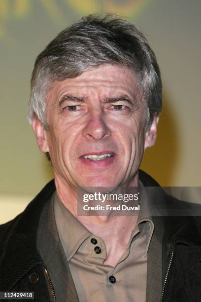 Arsene Wenger during Joga Bonito Launch Party - Arrivals at Truman Brewery in London, Great Britain.