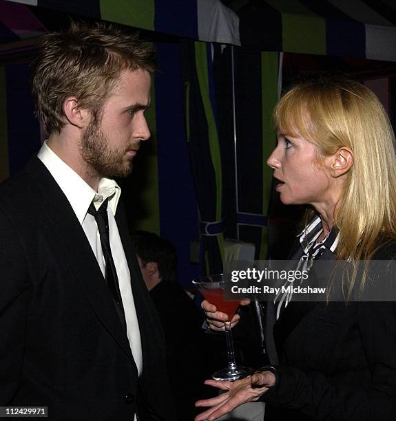 Ryan Gosling and Rebecca De Mornay during "The Notebook" New Line Cinema Los Angeles Premiere - After Party at W Hotel in Westwood, California,...