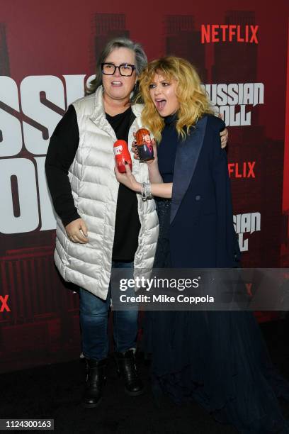 Rosie O’Donnell and Natasha Lyonne attend Netflix's "Russian Doll" Season 1 Premiere at Metrograph on January 23, 2019 in New York City.