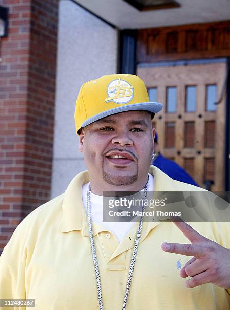 Rapper Fat Joe during "The Sopranos" On Location in New York City - August 21, 2006 at St Rita's Church in New York City, Queens, United States.