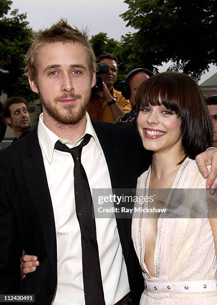Ryan Gosling and Rachel McAdams during "The Notebook" New Line Cinema Los Angeles Premiere at Mann Village Theatre in Westwood, California, United...