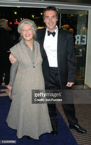 Phyllida Law and Greg Wise during The Times BFI 48th Annual London Film Festival 2004 - "Vera Drake" Premiere - Inside Arrivals at Odeon Leicester...