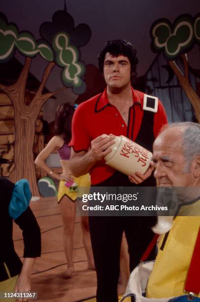 Ray Young, Billy Betcher appearing in the Disney General Entertainment Content via Getty Images tv movie 'Li'l Abner'.