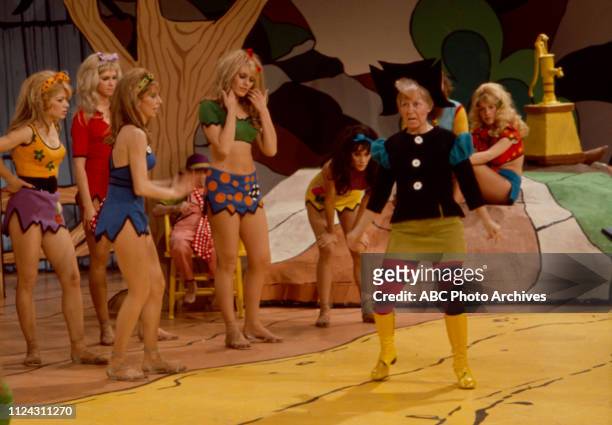 Billie Hayes, extras appearing in the Walt Disney Television via Getty Images tv movie 'Li'l Abner'.