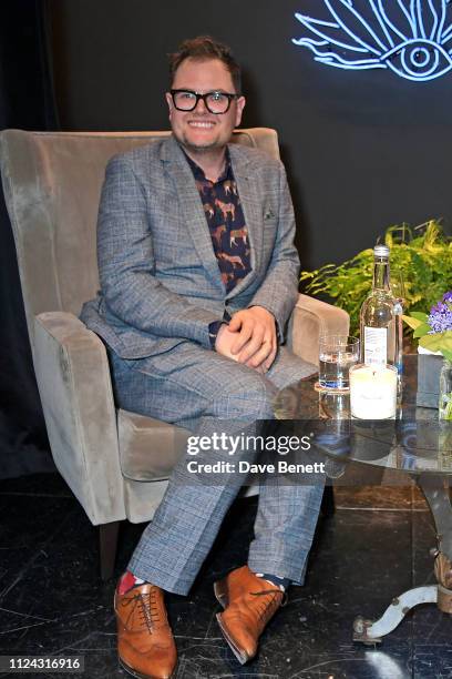 Alan Carr attends the launch of The Mandrake's 2019 Artist In Residence programme hosted by Azzi Glasser & Alan Carr at YOPO in The Mandrake Hotel on...