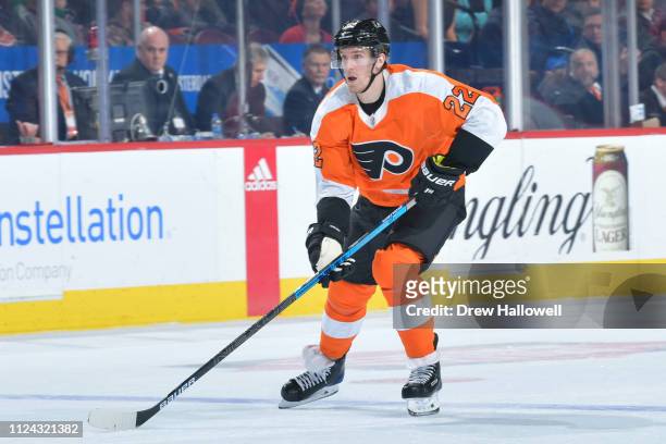 Dale Weise of the Philadelphia Flyers skates against the Dallas Stars at Wells Fargo Center on January 10, 2019 in Philadelphia, Pennsylvania.
