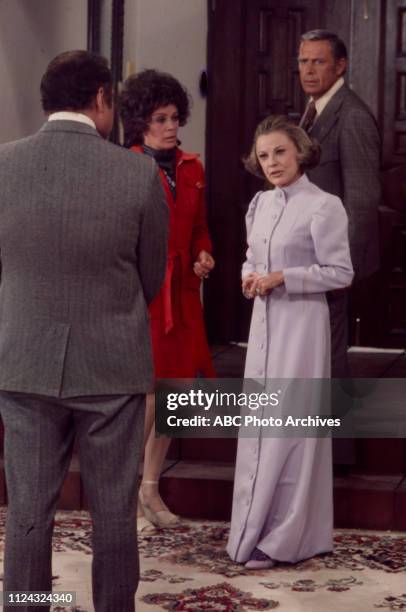 Charles Cioffi, Antoinette Bower, June Allyson, Ross Elliott appearing in the Disney General Entertainment Content via Getty Images tv movie 'See the...