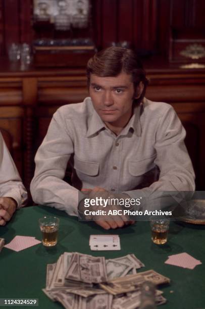 Pete Duel appearing in the Walt Disney Television via Getty Images tv series 'Alias Smith and Jones'.