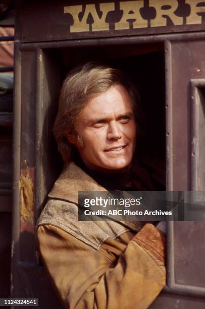 Roger Davis appearing in the Walt Disney Television via Getty Images tv series 'Alias Smith and Jones'.