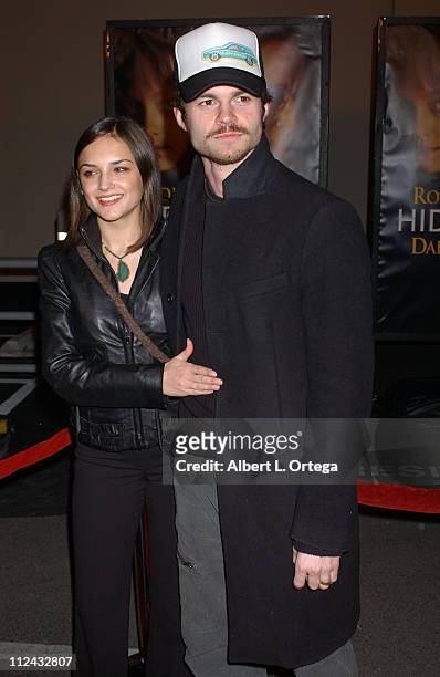 Rachael Leigh Cook and Daniel Gillies during "Hide and Seek" Los Angeles Premiere - Arrivals at Fox Studios/Zanuck Theater in Los Angeles, CA, United...