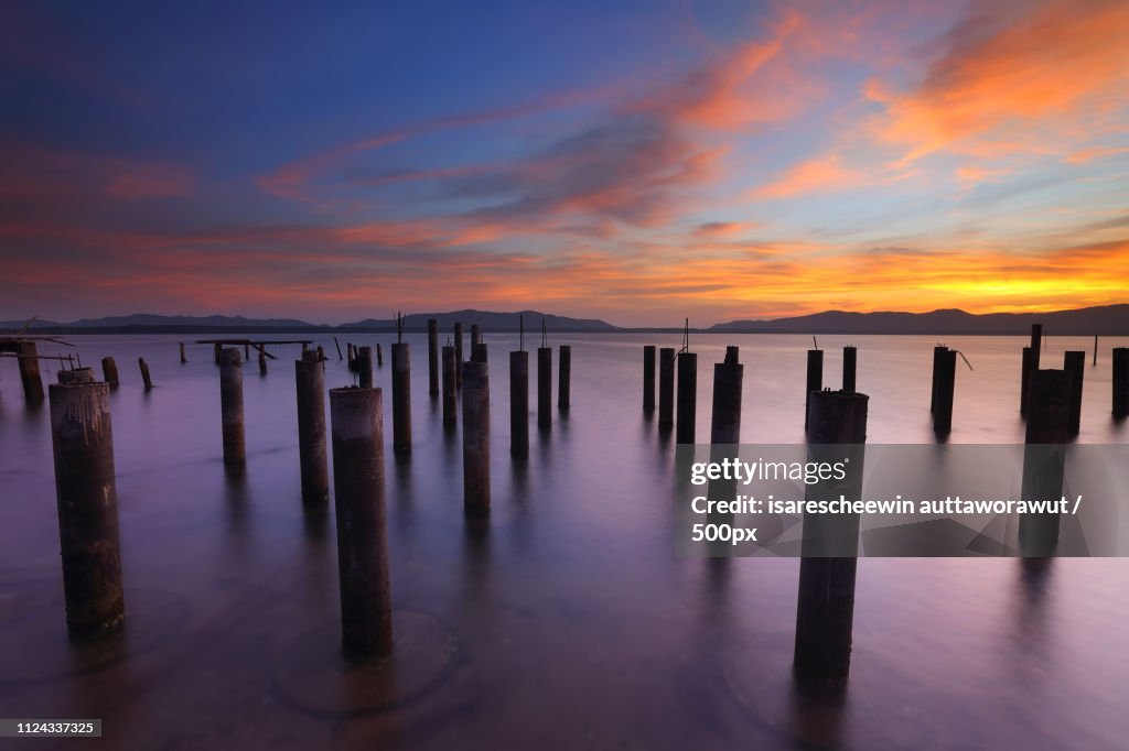Abandoned Concrete Pillars