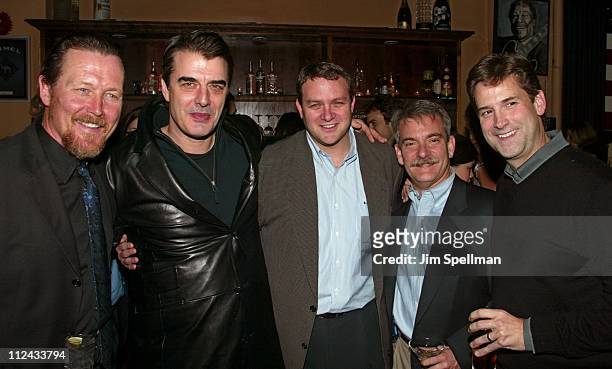 Robert Patrick, Chris Noth, and Mark Lazarus, President of Domestic Distribution TBS,Inc, Andy Heller, President of Turner Entertainment Sales and...
