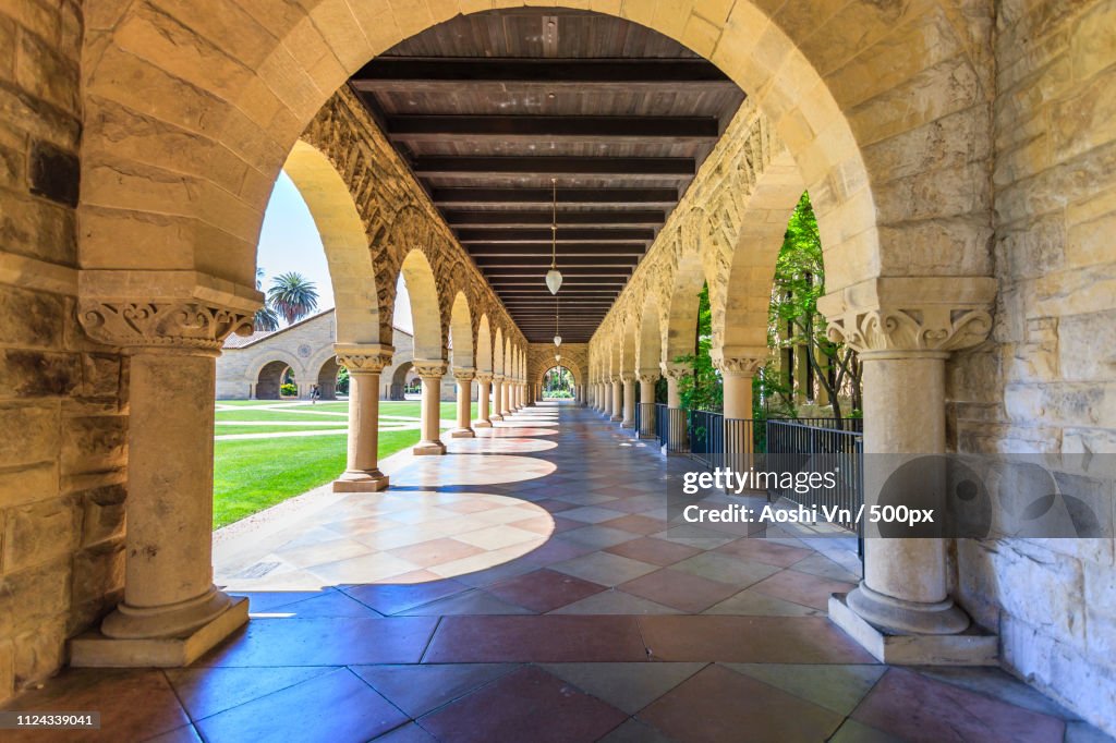 Exterior Colonnade Hallway