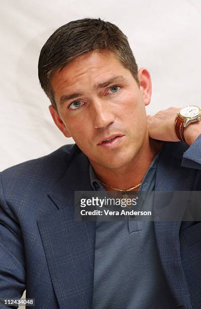 Jim Caviezel during "The Passion of the Christ" Press Conference with Mel Gibson, Jim Caviezel and Maia Morgenstern at Four Seasons Hotel in Beverly...