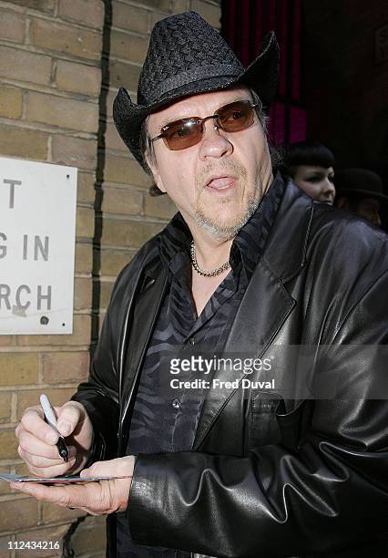 Meat Loaf during Kerrang Awards 2006 - Outside Arrivals at The Brewery London in London, United Kingdom.