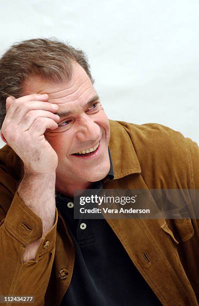 Mel Gibson, Writer/Director during "The Passion of the Christ" Press Conference with Mel Gibson, Jim Caviezel and Maia Morgenstern at Four Seasons...