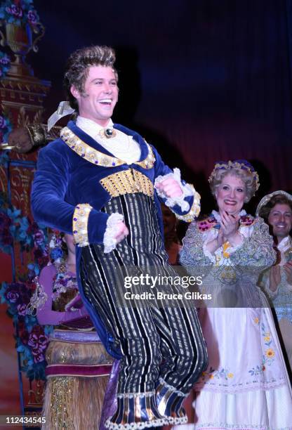 Jacob Young during Soap Star Jacob Young joins "Beauty and The Beast" on Broadway at The Lunt Fontanne Theater in New York, NY, United States.