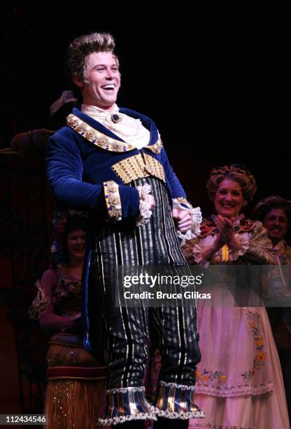 Jacob Young during Soap Star Jacob Young joins "Beauty and The Beast" on Broadway at The Lunt Fontanne Theater in New York, NY, United States.