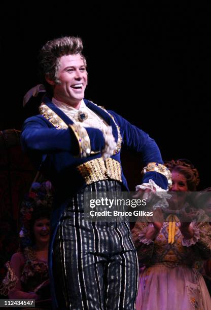 Jacob Young during Soap Star Jacob Young joins "Beauty and The Beast" on Broadway at The Lunt Fontanne Theater in New York, NY, United States.